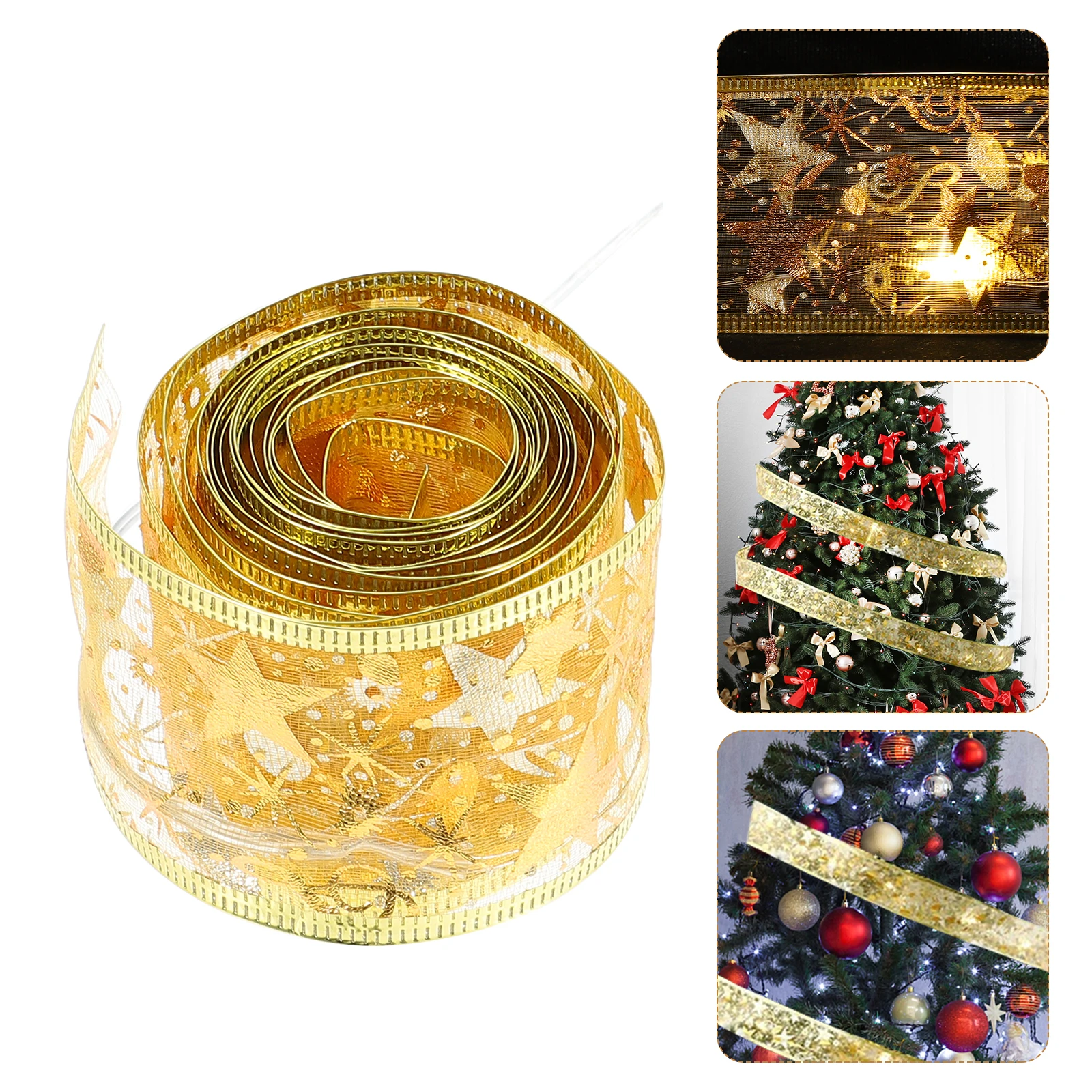 Christmas Trees Decorations Glowing Ribbon Novel Luminous Flash Decorative Light
Christmas Trees Decorations Glowing Ribbon Novel Luminous Flash Decorative Light