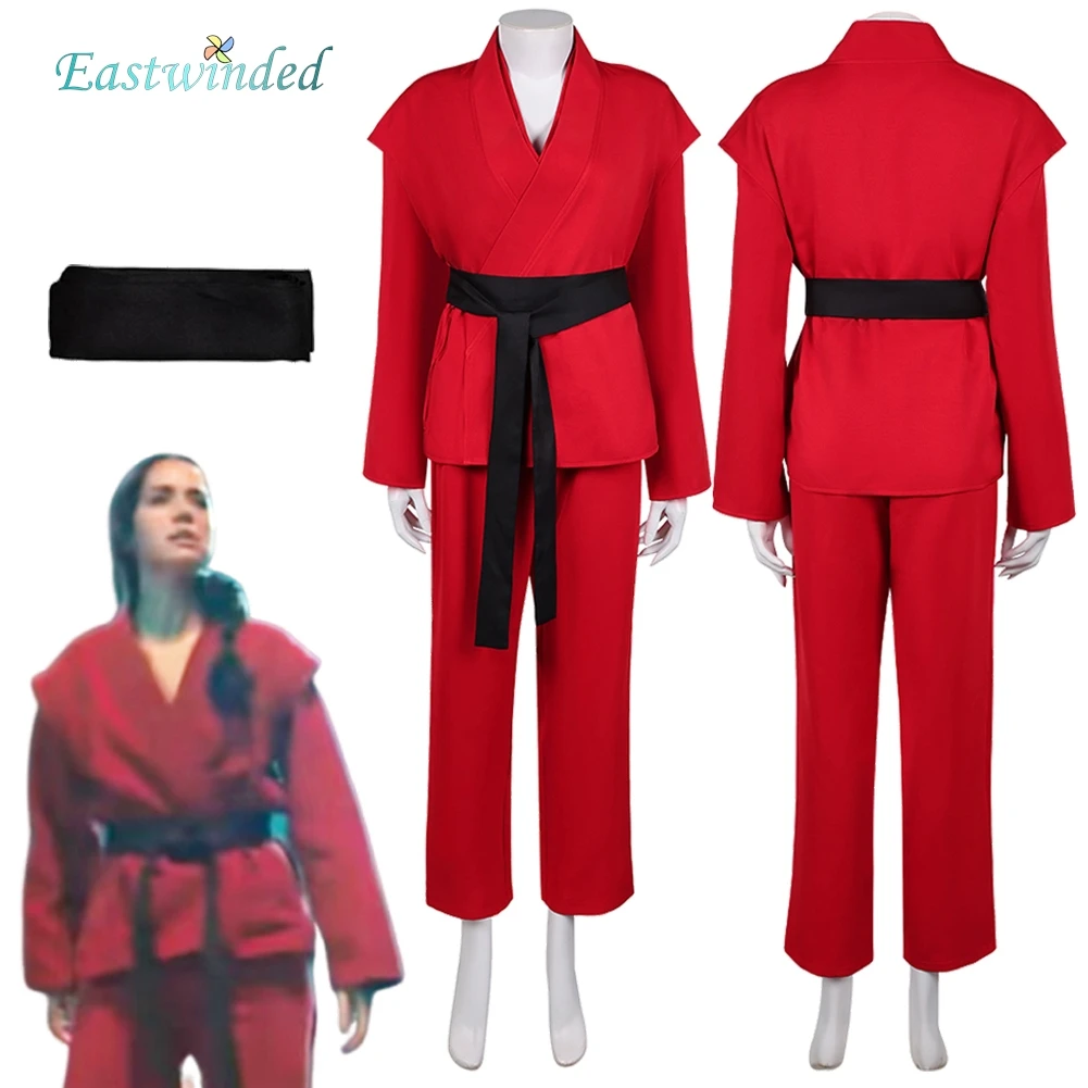 Rooney Cosplay Red Taekwondo Uniform Costume Movie From the World of John Wick Ballerina Roleplay Outfit Halloween Carnival Suit
Rooney Cosplay Red Taekwondo Uniform Costume Movie From the World of John Wick Ballerina Roleplay Outfit Halloween Carnival Suit