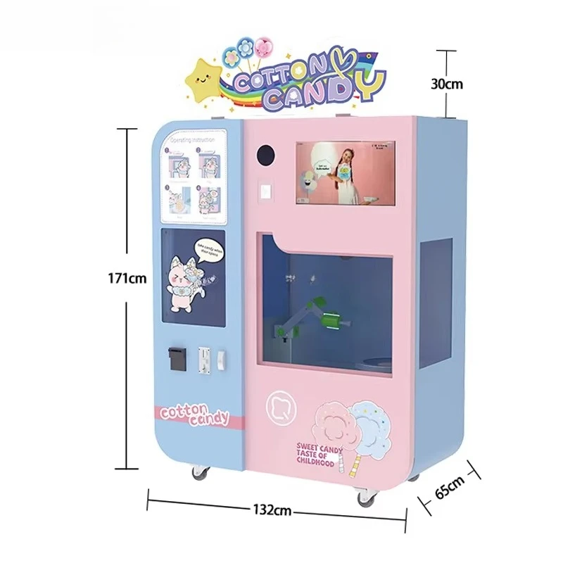 Cotton Candy Machine Factory Automatic Cotton Vending Machine Cotton Candy Machine for Small Businesses Customized
Cotton Candy Machine Factory Automatic Cotton Vending Machine Cotton Candy Machine for Small Businesses Customized