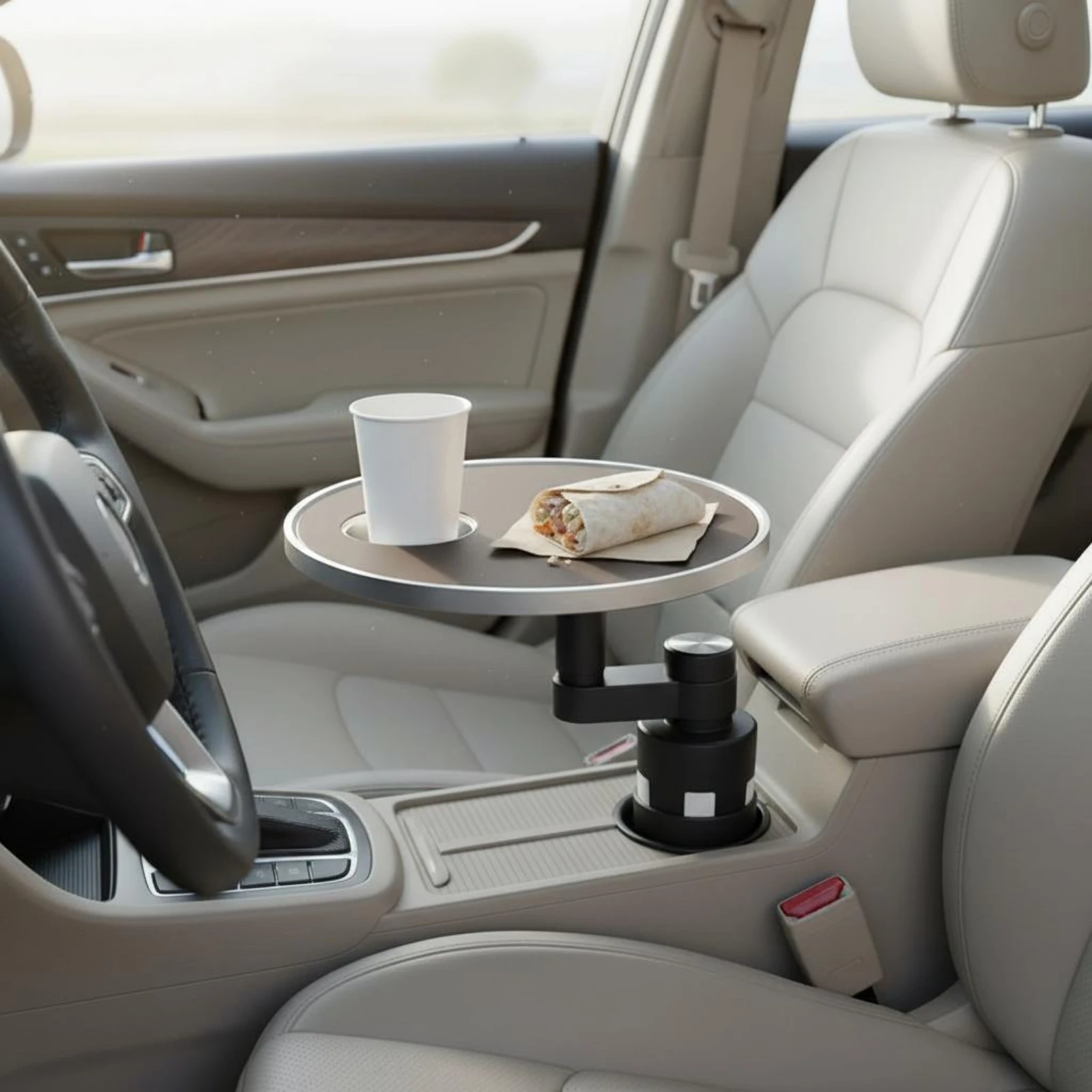 Front Seat Table 360-Degree Rotation Car Dining Tray Rotating Car Tray Easy to Install Space-Saving for Drivers, Travel
Front Seat Table 360-Degree Rotation Car Dining Tray Rotating Car Tray Easy to Install Space-Saving for Drivers, Travel