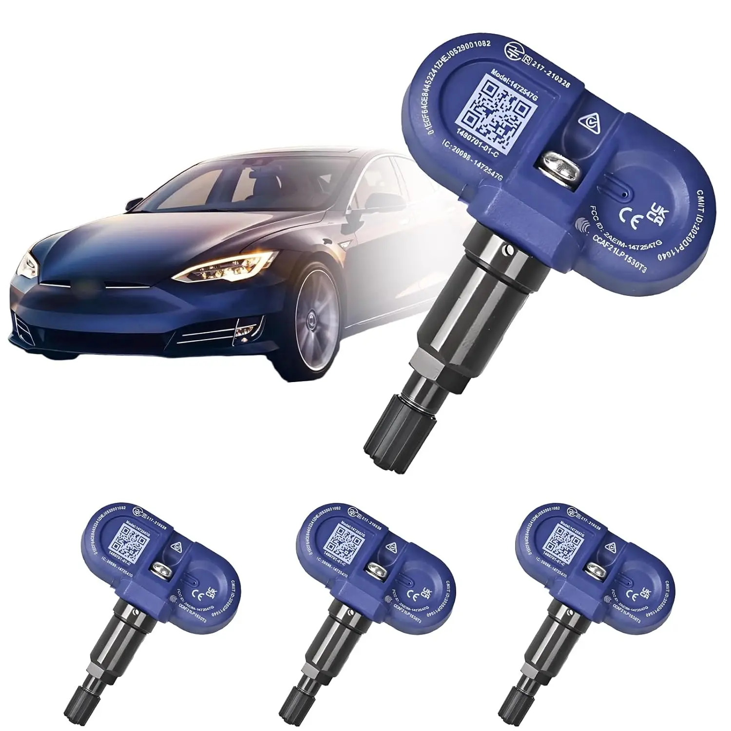 Bluetooth TPMS Tire Valve 1-4Pcs 1490701-01-B 1490750-01-B for Tesla Model 3 Y X S 2021-2026 Tyre Pressure Monitoring System
Bluetooth TPMS Tire Valve 1-4Pcs 1490701-01-B 1490750-01-B for Tesla Model 3 Y X S 2021-2026 Tyre Pressure Monitoring System