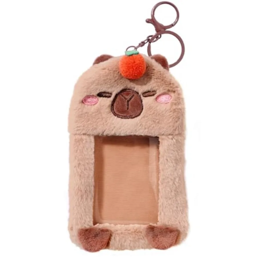 Plush Kpop Photocard Holder with Keychain, Cute Cartoon Animal ID Badge Holder Protector, Soft 3 Inch Photo Case Sleeves Statio
Plush Kpop Photocard Holder with Keychain, Cute Cartoon Animal ID Badge Holder Protector, Soft 3 Inch Photo Case Sleeves Statio