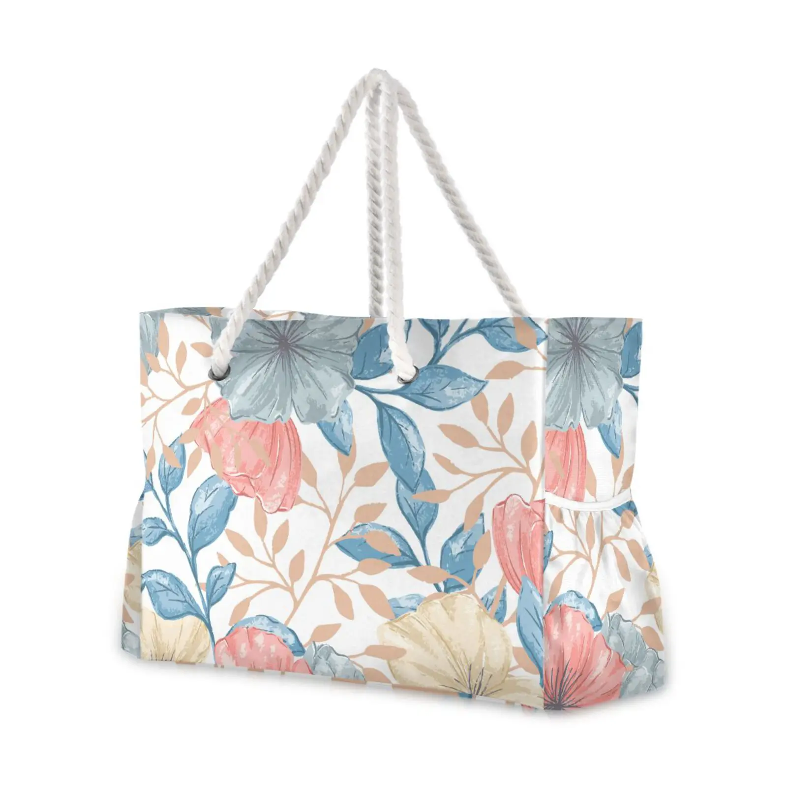 Summer Handbags Nylon Shopping Bag For Women Large Capacity Floral Simple Shoulder Beach Tote Bag Portable 2022 New Dropship
Summer Handbags Nylon Shopping Bag For Women Large Capacity Floral Simple Shoulder Beach Tote Bag Portable 2022 New Dropship