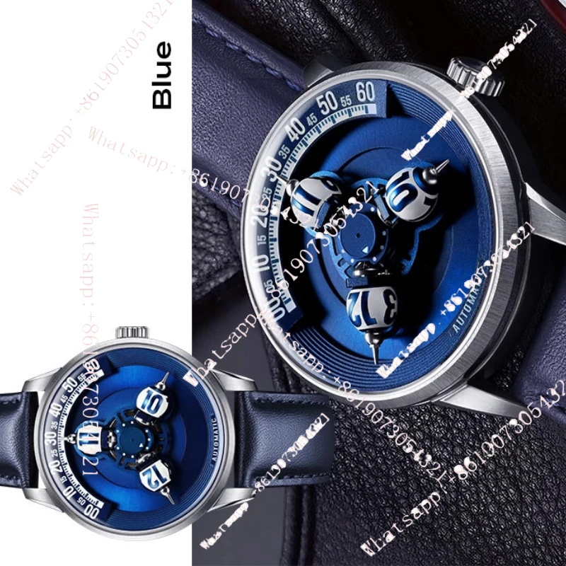 Private custom high-end Vortichron spherical three-dimensional star wheel mechanical watch
Private custom high-end Vortichron spherical three-dimensional star wheel mechanical watch