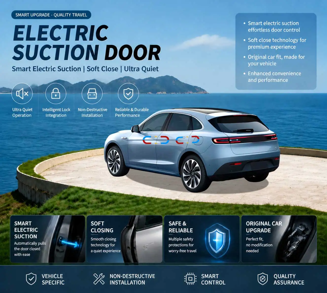 Car Specific Car Modification Auto Suction Soft Close Door Modification Parts & Accessories For AITO M5 Seres 5 M5 Seres 7 M7
Car Specific Car Modification Auto Suction Soft Close Door Modification Parts & Accessories For AITO M5 Seres 5 M5 Seres 7 M7