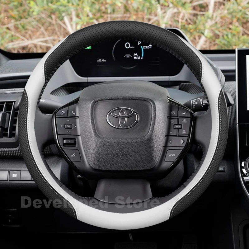 Leather Car Steering Wheel Cover For new Toyota Prius Hybrid 2023-2026 36cm Auto Steering Wheel Toyota Prius Accessories 2025
Leather Car Steering Wheel Cover For new Toyota Prius Hybrid 2023-2026 36cm Auto Steering Wheel Toyota Prius Accessories 2025