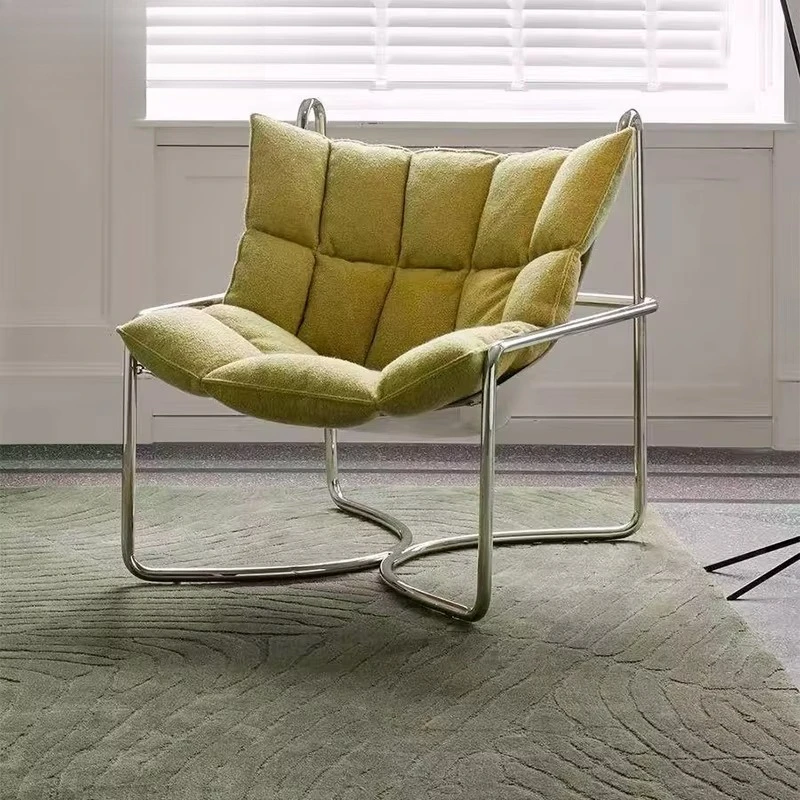 Modern Nordic Hotel Cafe Villa Stainless Steel Fabric Lounge Chair
Modern Nordic Hotel Cafe Villa Stainless Steel Fabric Lounge Chair