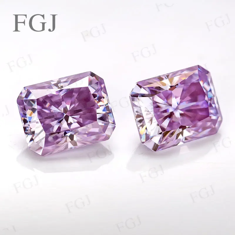 【Radiant Cut 】Moissanite Gemstones Pink Purple Color Brilliant Cut VVS1 Lab Created Diamond GRA Certificate Charms Jewelry DIY
【Radiant Cut 】Moissanite Gemstones Pink Purple Color Brilliant Cut VVS1 Lab Created Diamond GRA Certificate Charms Jewelry DIY