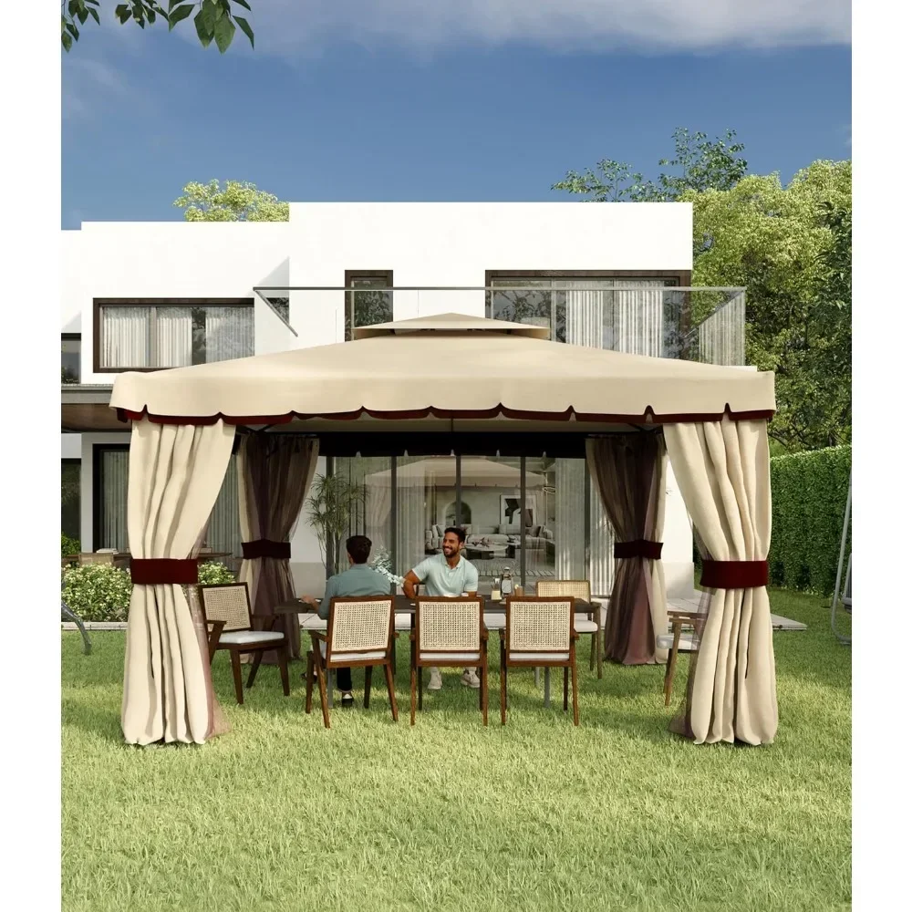Pavilion, 13 'X 13' наружные беседки, беседки с сеткой и занавесками, садовые беседки для патио, заднего двора, газон цвета хаки
Pavilion, 13 'X 13' наружные беседки, беседки с сеткой и занавесками, садовые беседки для патио, заднего двора, газон цвета хаки