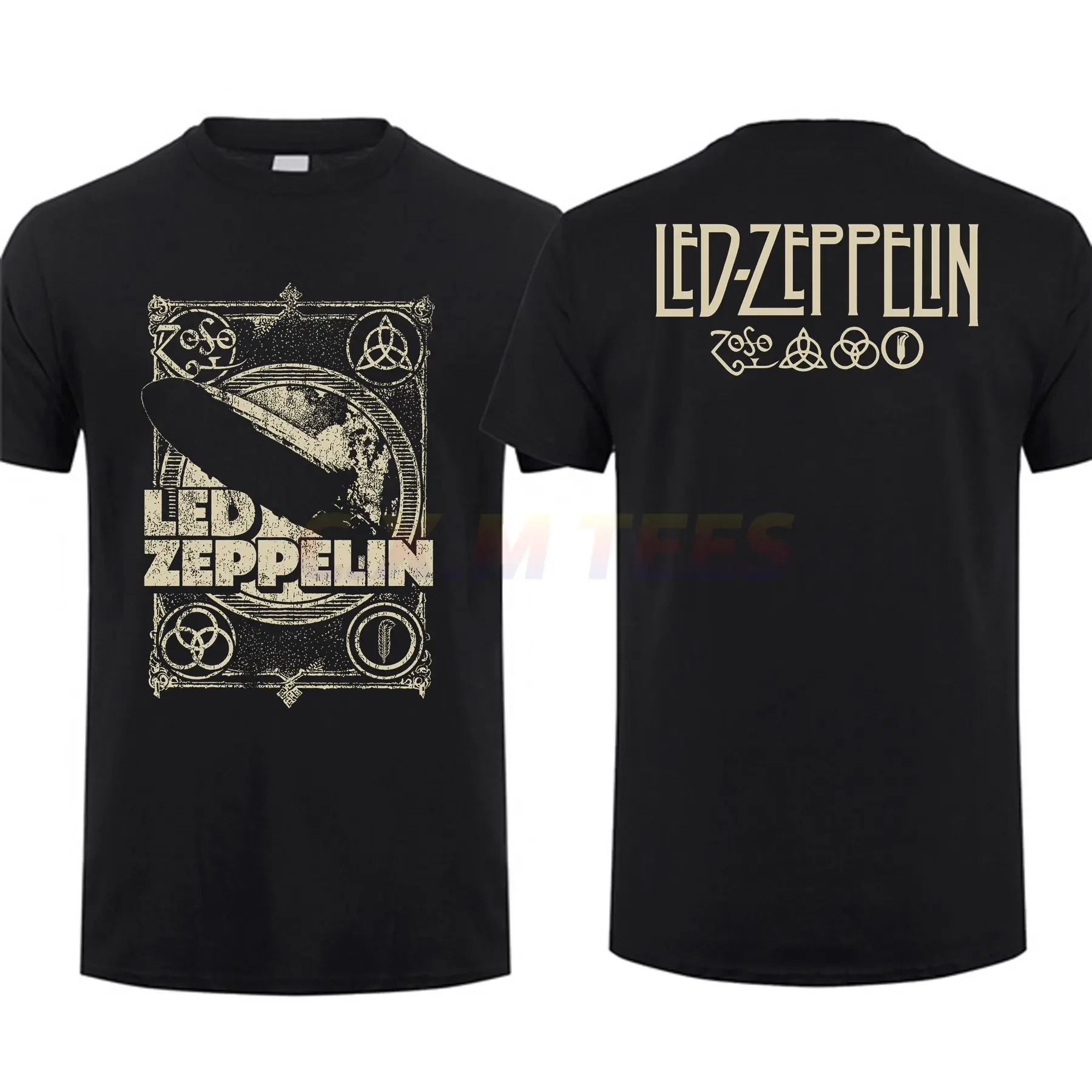 Amazing Tees Men Burning Blimp Distressed Runes Led Rock Band Zeppelin Tour T Shirt Double-sided Casual Oversized T-shirt S-3XL
Amazing Tees Men Burning Blimp Distressed Runes Led Rock Band Zeppelin Tour T Shirt Double-sided Casual Oversized T-shirt S-3XL