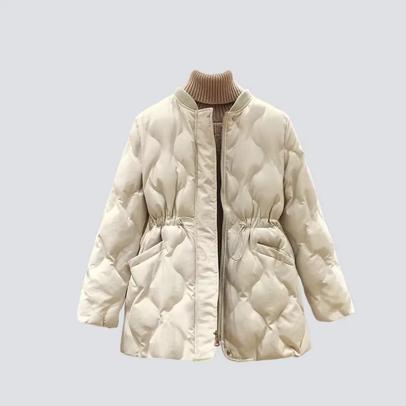Lingge Baseball Jacket Cotton Jacket Women'S Winter New Casual Waist Collection Mid Length Down Jacket Cotton Jacket
Lingge Baseball Jacket Cotton Jacket Women'S Winter New Casual Waist Collection Mid Length Down Jacket Cotton Jacket