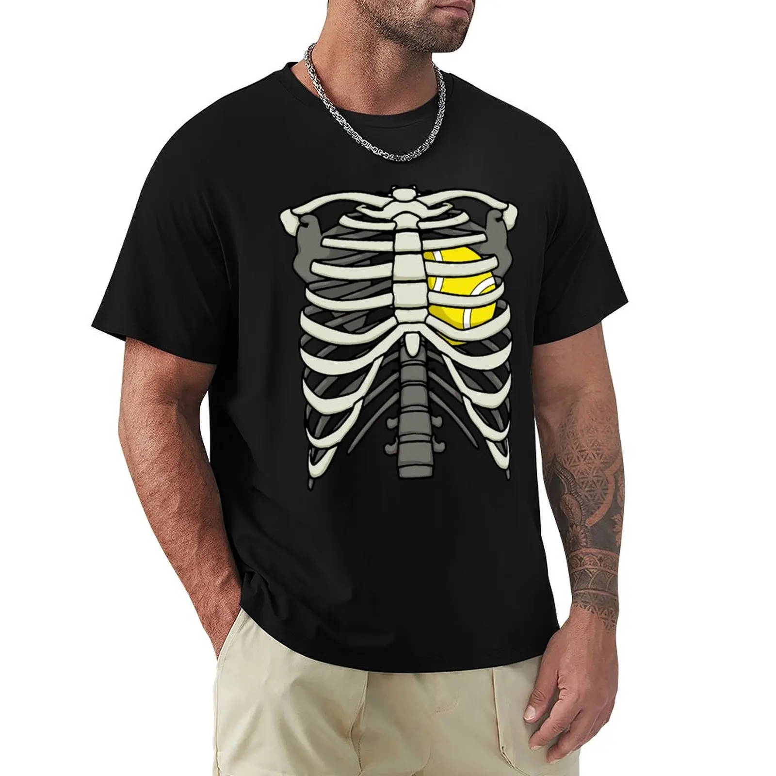 Ribcage Halloween Tennis Player Skeleton Ball Heart T-Shirt Lightweight Cooling Short Sleeve Tee
Ribcage Halloween Tennis Player Skeleton Ball Heart T-Shirt Lightweight Cooling Short Sleeve Tee