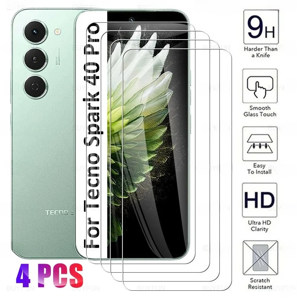 4Pcs Screen Protector for Tecno Spark 40 Pro Tempered Crystal Cover Glass Tecno Spark40 40Pro Spark40Pro 2025 4G Clear HD Film
4Pcs Screen Protector for Tecno Spark 40 Pro Tempered Crystal Cover Glass Tecno Spark40 40Pro Spark40Pro 2025 4G Clear HD Film