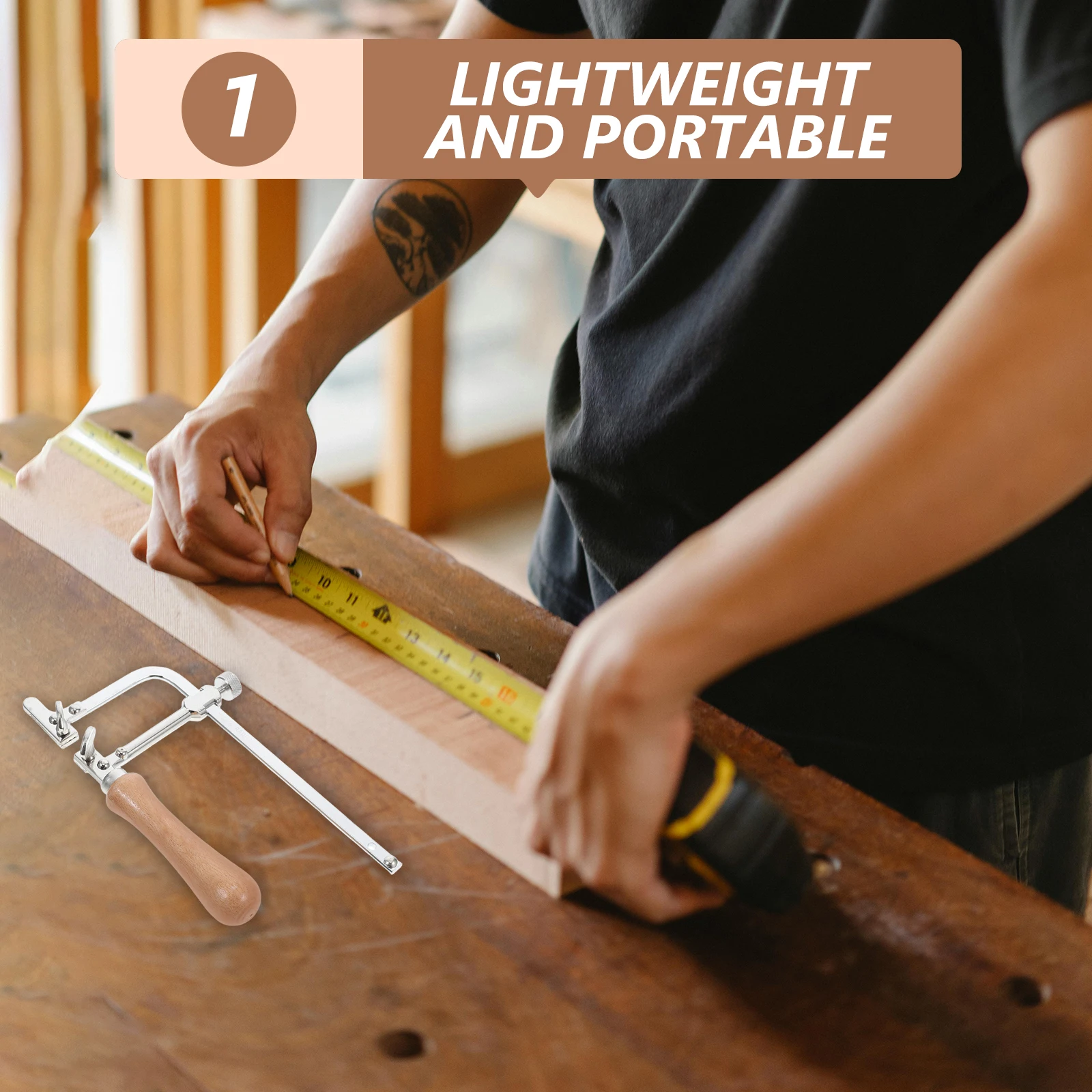 Adjustable Tension Wire Saw Precision Cutting Lightweight Compact Coping Bow Durable Metal Frame Ergonomic Handle Jewelry Making
Adjustable Tension Wire Saw Precision Cutting Lightweight Compact Coping Bow Durable Metal Frame Ergonomic Handle Jewelry Making
