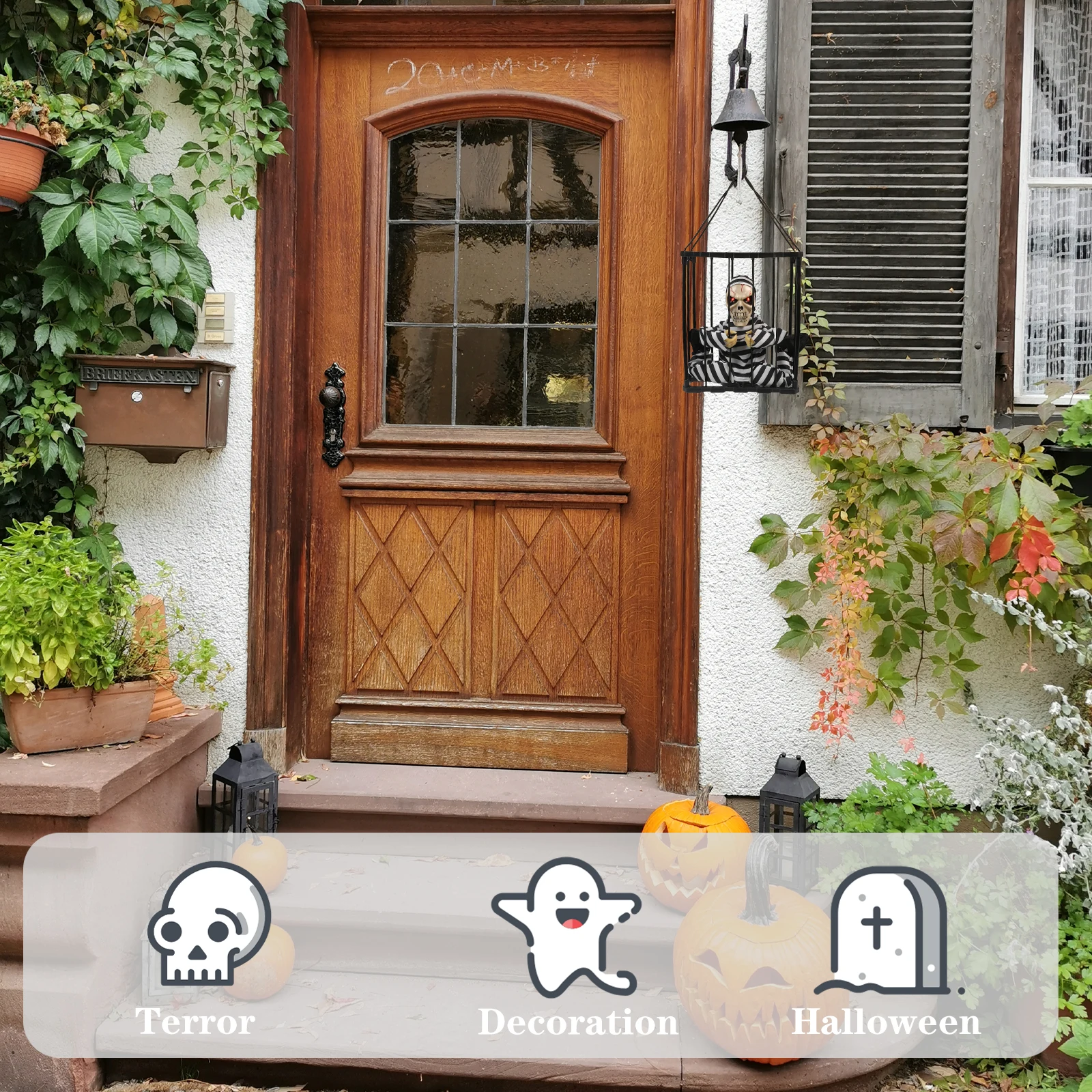 Induction GlowHaunted House Decor Cage Halloween Black Spooky Wall Supplies Scary Room Decorations Ghost Festival
Induction GlowHaunted House Decor Cage Halloween Black Spooky Wall Supplies Scary Room Decorations Ghost Festival