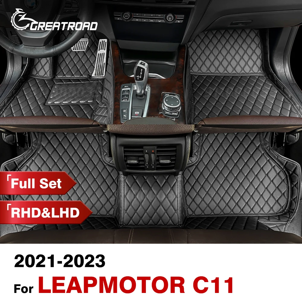 Пользовательские автомобильные коврики для LEAPMOTOR C11 2021-2023, детали интерьера, аксессуары, защитные накладки
Пользовательские автомобильные коврики для LEAPMOTOR C11 2021-2023, детали интерьера, аксессуары, защитные накладки