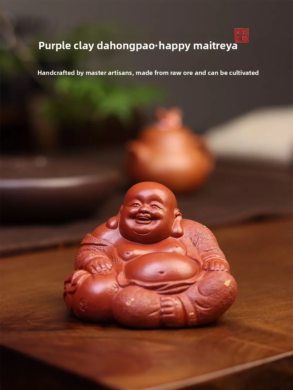 Handmade Purple Clay Buddha Tea Pet Premium Quali Table Decoration Tea Plaything Small Monk Laughing Buddha Tea Table Ornam...
Handmade Purple Clay Buddha Tea Pet Premium Quali Table Decoration Tea Plaything Small Monk Laughing Buddha Tea Table Ornam...