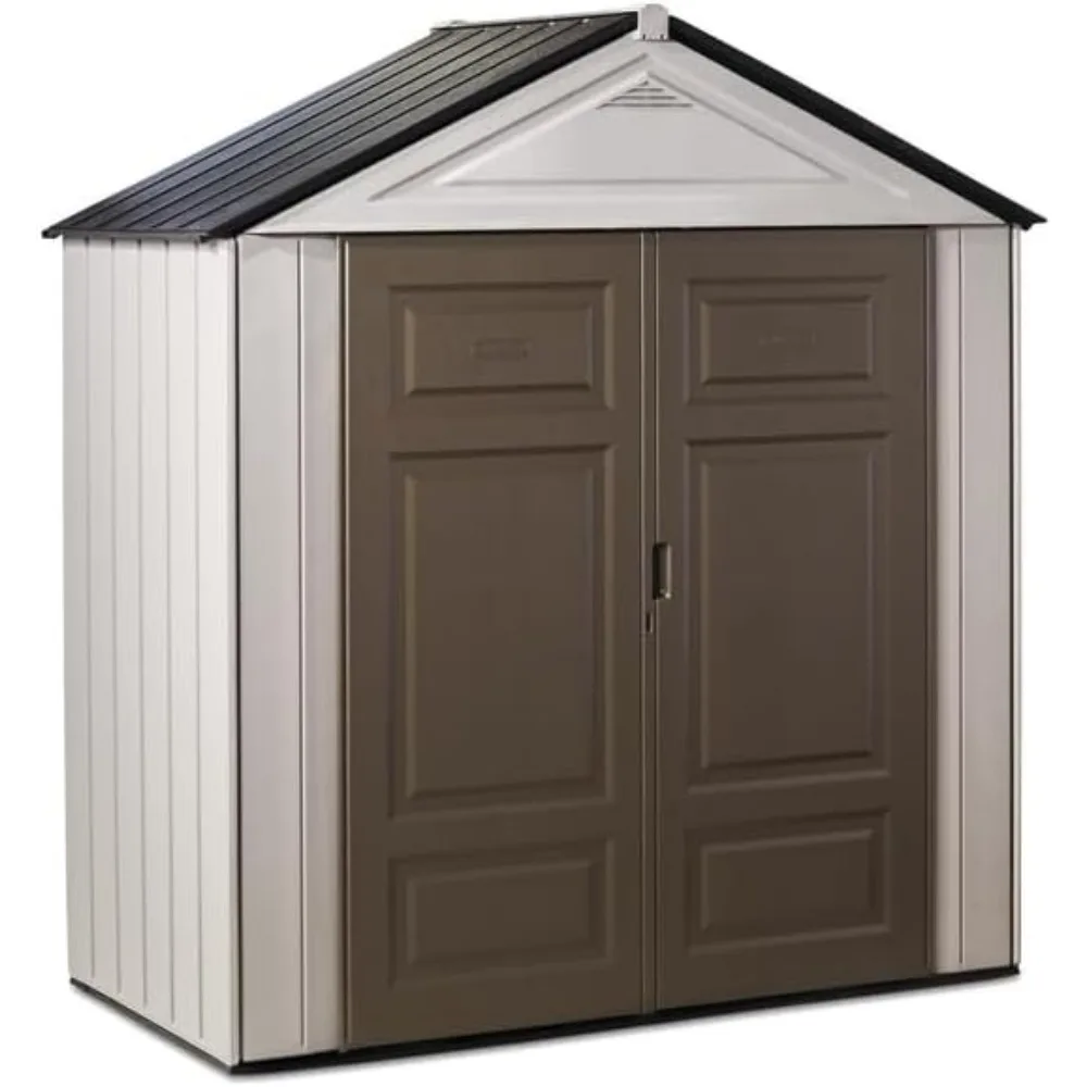 r Storage Shed With Floor (7 x 3.5 Ft.), Weather Resistant, Brown/Grey, Organization for Home/Lawn Mower/
r Storage Shed With Floor (7 x 3.5 Ft.), Weather Resistant, Brown/Grey, Organization for Home/Lawn Mower/