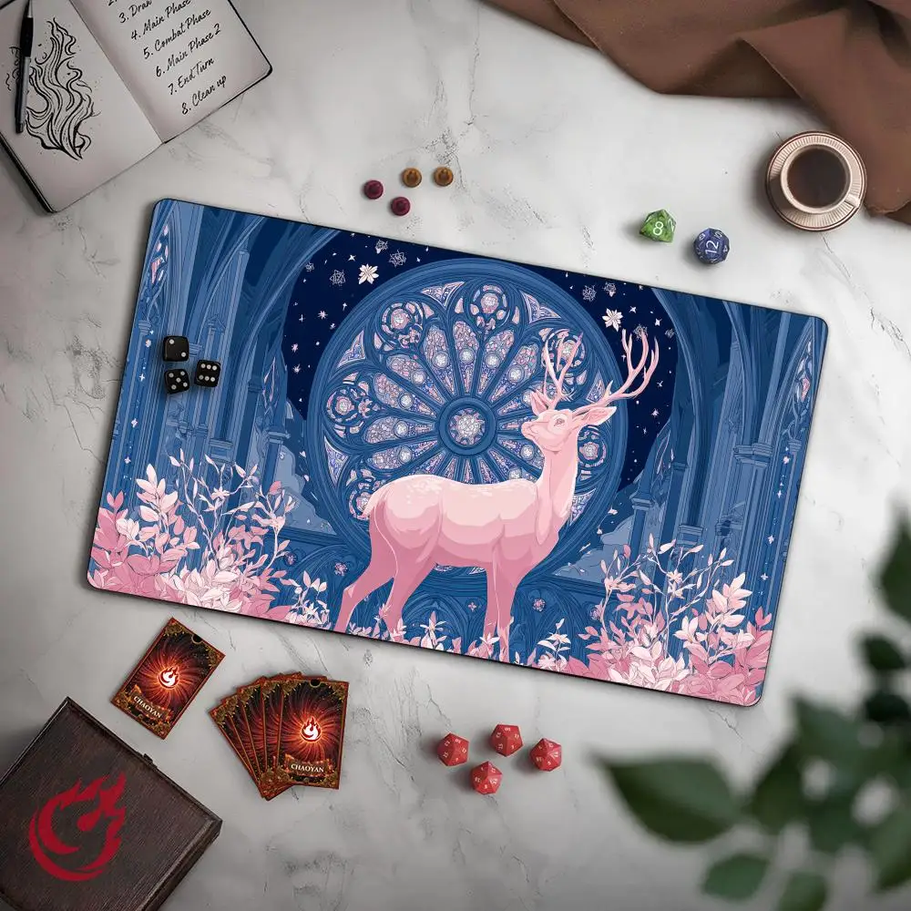 Magnificent church and deer MTG Playmat Magic Card Mat Stitched Edge Non-Slip Durable Tabletop playmat Board Game Mat for TCG
Magnificent church and deer MTG Playmat Magic Card Mat Stitched Edge Non-Slip Durable Tabletop playmat Board Game Mat for TCG