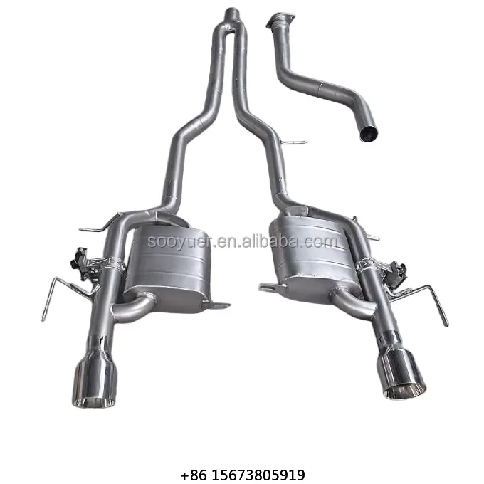Factory Valvetronic Catback Exhaust for ATS 2.0T Stainless Steel Catback System Escape Exhaust Pipe MufflerCustomed
Factory Valvetronic Catback Exhaust for ATS 2.0T Stainless Steel Catback System Escape Exhaust Pipe MufflerCustomed