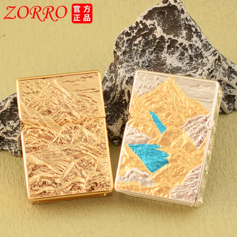 Новая керосиновая зажигалка Zorro, золотая и серебряная гора, трехмерная рельефная коллекция ремесел, подарки для парня, подарки
Новая керосиновая зажигалка Zorro, золотая и серебряная гора, трехмерная рельефная коллекция ремесел, подарки для парня, подарки