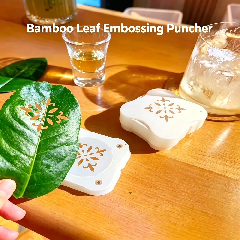 Bamboo Leaf Embossing Puncher DIY Cocktail Decor Cutter Hollow Floral Pattern Bartender Accessory Drink Garnish Tool for Bar Pub
Bamboo Leaf Embossing Puncher DIY Cocktail Decor Cutter Hollow Floral Pattern Bartender Accessory Drink Garnish Tool for Bar Pub