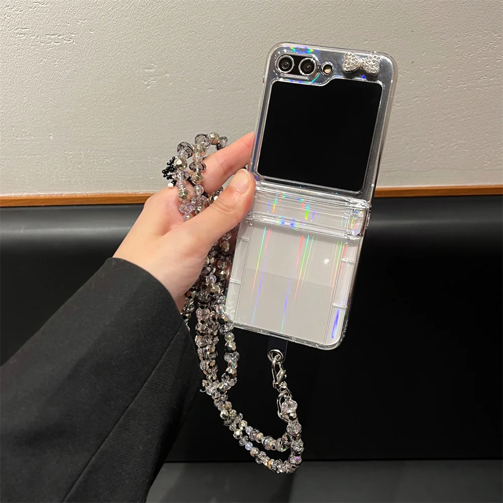Luxury Laser Clear Card Bag Phone Case For Samsung Galaxy Z Flip 5 4 3 flip5 flip4 flip3 Zflip4 zflip5 With Lanyard Chain Cover
Luxury Laser Clear Card Bag Phone Case For Samsung Galaxy Z Flip 5 4 3 flip5 flip4 flip3 Zflip4 zflip5 With Lanyard Chain Cover