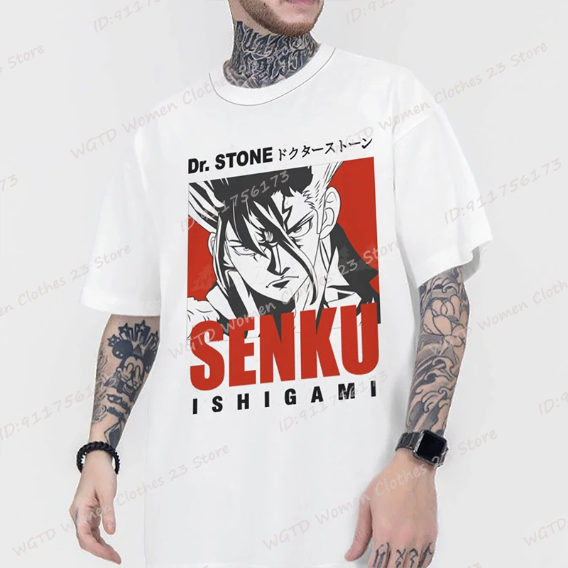 Dr.Stone Print T-shirts For Women/Men Summer Short Sleeve Round Neck Tee Shirts Vintage High Quality Washed Cotton T Shirts Tops
Dr.Stone Print T-shirts For Women/Men Summer Short Sleeve Round Neck Tee Shirts Vintage High Quality Washed Cotton T Shirts Tops