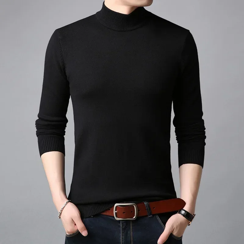 Mens Sweater Knitted Sweater Slim Turtleneck Casual Long Sleeve Top Autumn Winter Men Black Oversized Sweater Pullover 3xl 4xl
Mens Sweater Knitted Sweater Slim Turtleneck Casual Long Sleeve Top Autumn Winter Men Black Oversized Sweater Pullover 3xl 4xl