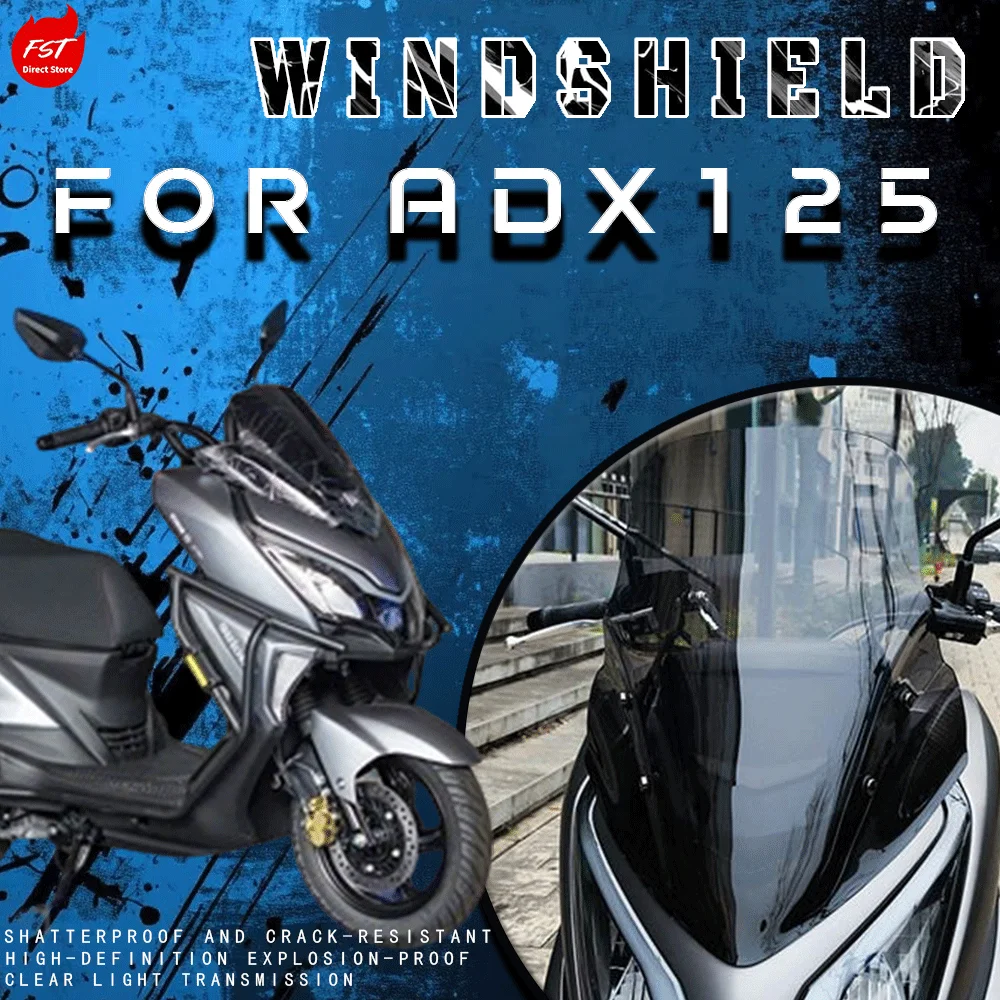 For Haojue ADX125 Modified Windshield, Tall Front Windshield Glass, Accessories Rain Deflector
For Haojue ADX125 Modified Windshield, Tall Front Windshield Glass, Accessories Rain Deflector