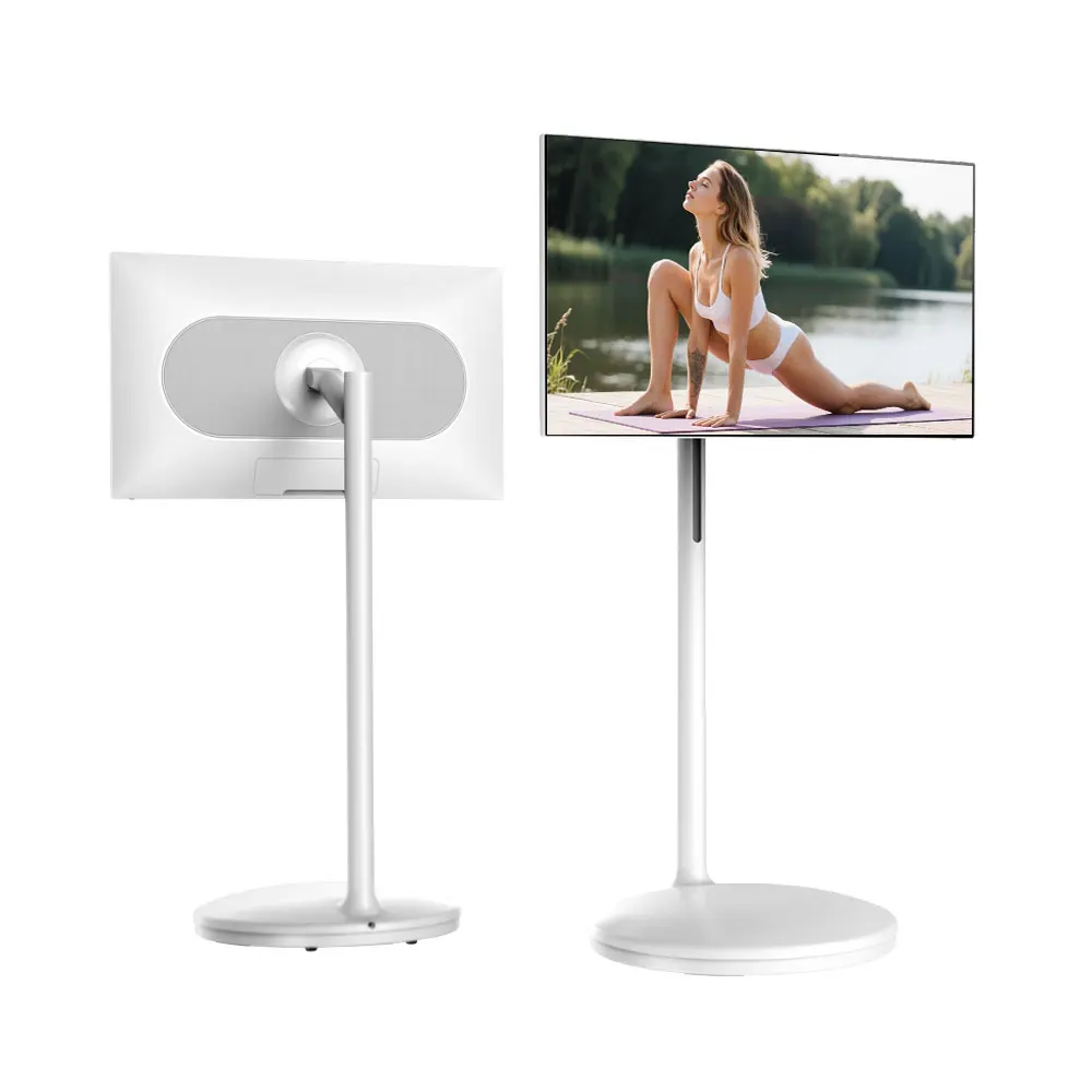 Floor Standing Portable Tv Stand Follow by Me Vertical Display Touch Screen 27 Inch Smart Tvs Mobile With Camera Tablet Pc
Floor Standing Portable Tv Stand Follow by Me Vertical Display Touch Screen 27 Inch Smart Tvs Mobile With Camera Tablet Pc