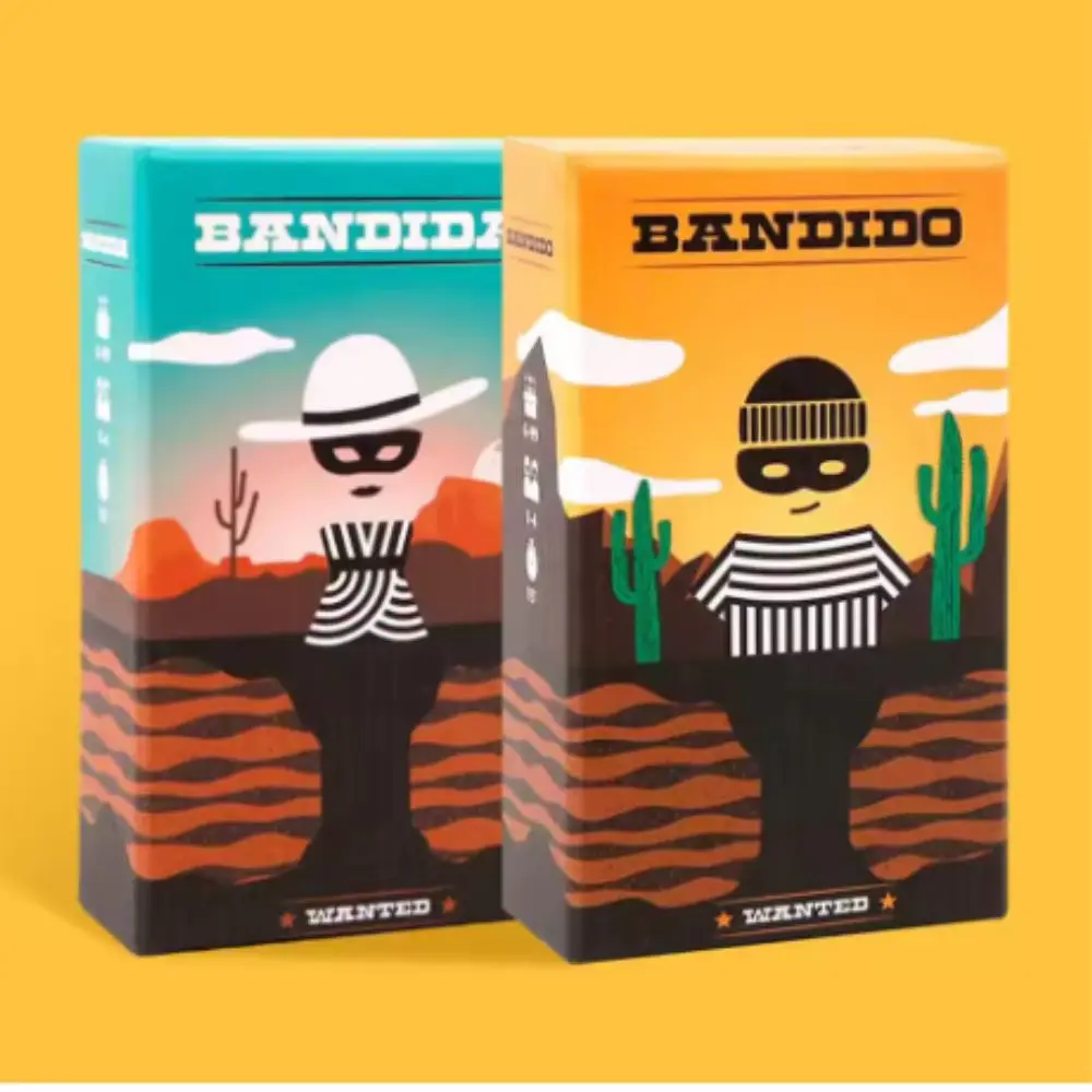 BANDIDO BANDIDA Puzzle Board Game for 1-4 Players, 15min Family Party Game, Fun Strategy Game
BANDIDO BANDIDA Puzzle Board Game for 1-4 Players, 15min Family Party Game, Fun Strategy Game