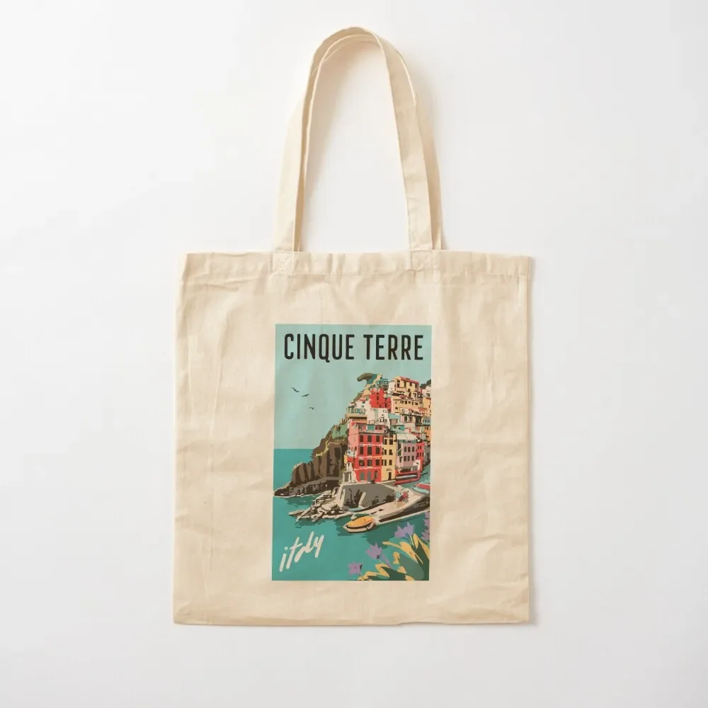 A Vintage Travel Art of Cinque Terre - Italy Tote Bag shopping bag reusable shopping bag tote screen
A Vintage Travel Art of Cinque Terre - Italy Tote Bag shopping bag reusable shopping bag tote screen