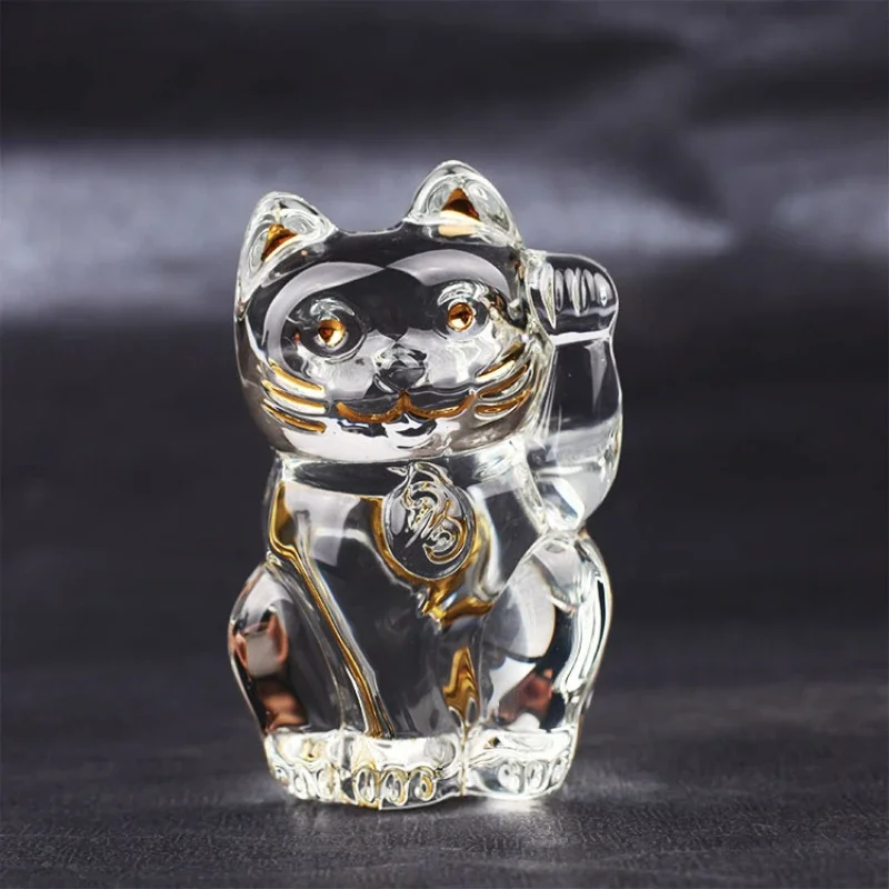 Crystal Glass Lucky Cat Crafts, Creative Ornaments, Household Desktop Decoration, Living Room, Bedroom, Office
Crystal Glass Lucky Cat Crafts, Creative Ornaments, Household Desktop Decoration, Living Room, Bedroom, Office