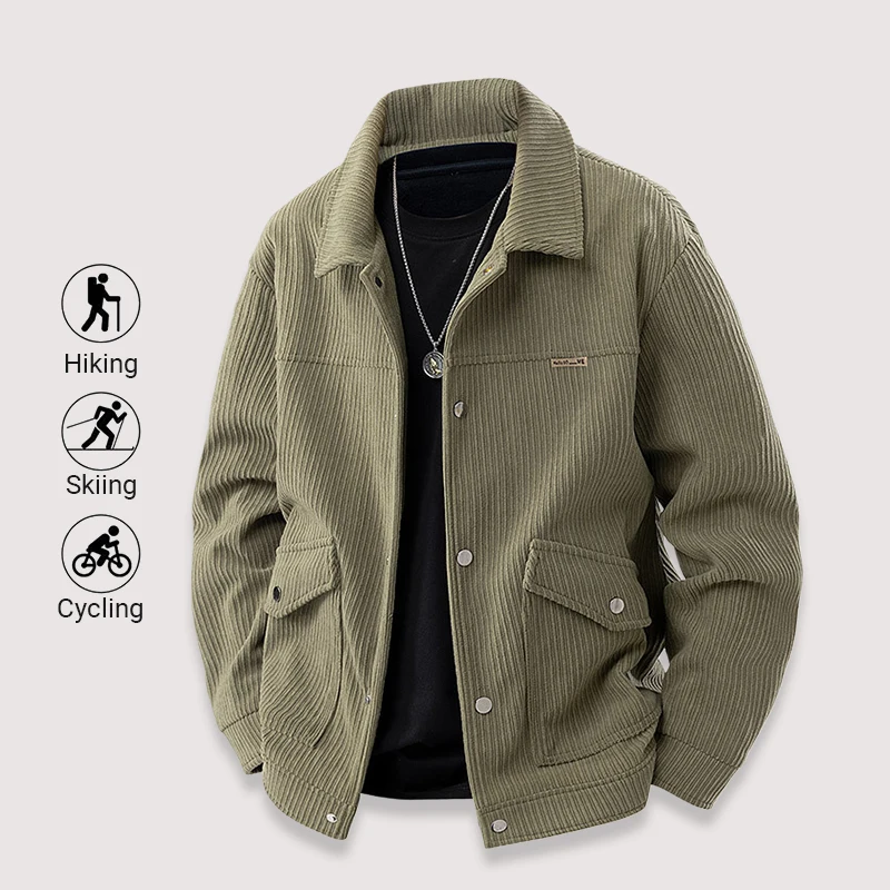 New corduroy jacket for men autumn winter a trendy casual fashionable youth workwear jacket Korean-style loose men's top coat
New corduroy jacket for men autumn winter a trendy casual fashionable youth workwear jacket Korean-style loose men's top coat