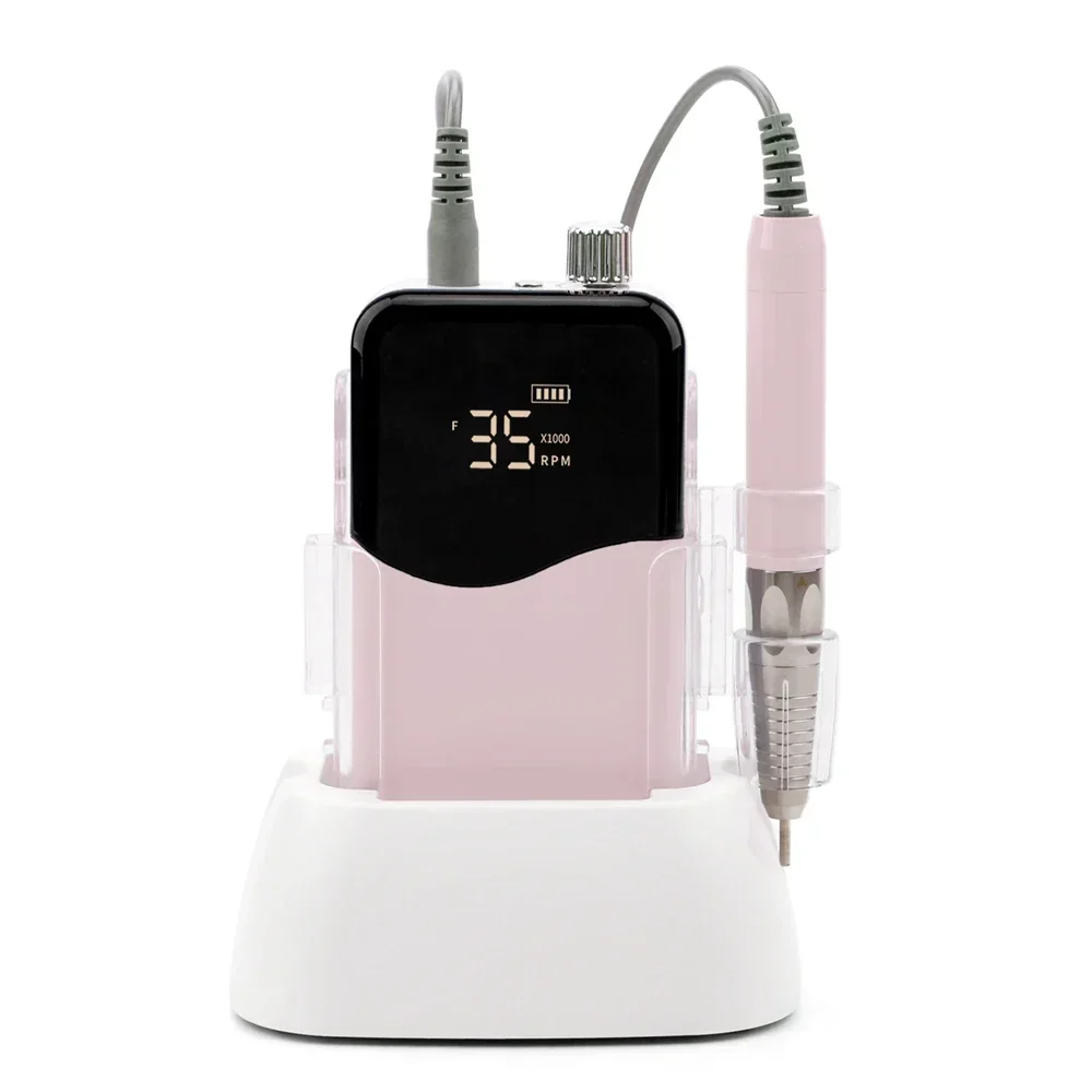 Nail Drill Brushless Portable Cordless Rechargeable Light Pink Cute Manicure Pedicure Professional Electric Nail Salon
Nail Drill Brushless Portable Cordless Rechargeable Light Pink Cute Manicure Pedicure Professional Electric Nail Salon