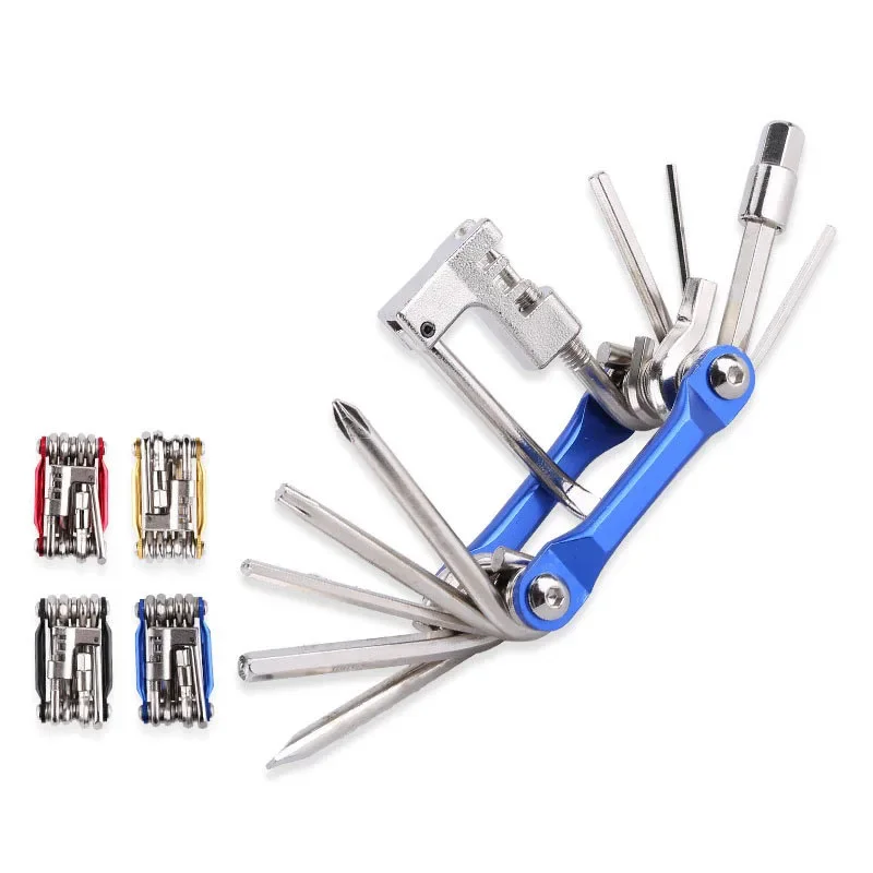 Bicycle MultiTool 11 in 1 Portable Allen Wrench Bike Chain Breaker Splitter Cutter Screwdriver Repair Tools
Bicycle MultiTool 11 in 1 Portable Allen Wrench Bike Chain Breaker Splitter Cutter Screwdriver Repair Tools