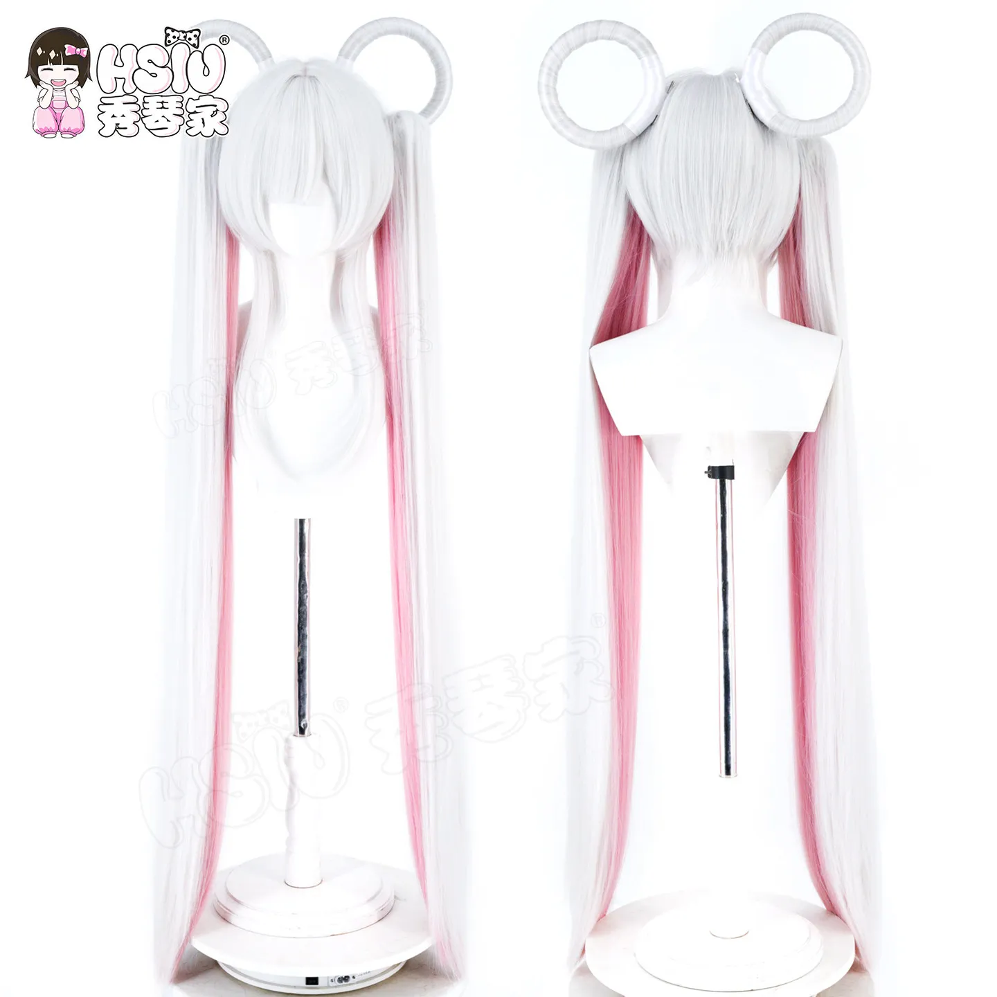 Anime Cosmic Princess Kaguya Wig Runami Yachiyo Cosplay Wig Fiber synthetic wig「HSIU」Silver white mixed pink long Wig+Wig cap
Anime Cosmic Princess Kaguya Wig Runami Yachiyo Cosplay Wig Fiber synthetic wig「HSIU」Silver white mixed pink long Wig+Wig cap