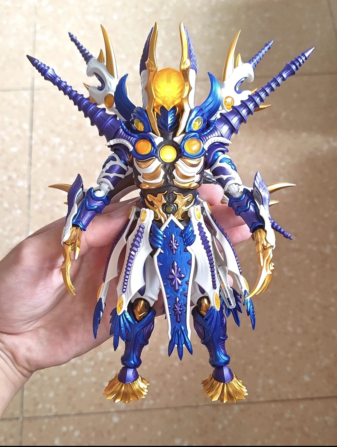 Building Block Handmade Void Monster Grizza Third Form/Dark Baltan Star Man/Dark Roadbase El/Golden Bridge Handmade Joint Mobile
Building Block Handmade Void Monster Grizza Third Form/Dark Baltan Star Man/Dark Roadbase El/Golden Bridge Handmade Joint Mobile