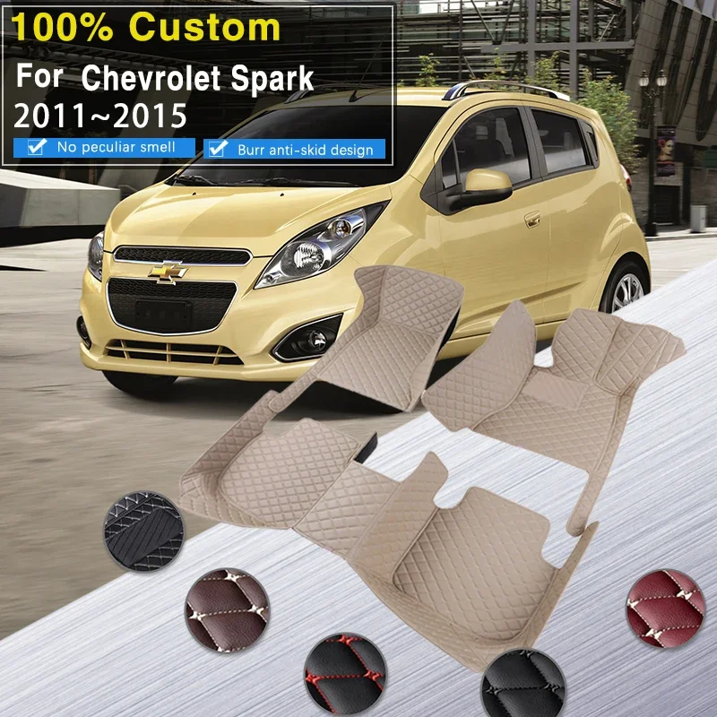 Quality Car Floor Mats For Chevrolet Holden Barina Spark EV Ravon R2 M300 2011~2015 Anti-dirt Pad Carpets Leather Mat Car Access
Quality Car Floor Mats For Chevrolet Holden Barina Spark EV Ravon R2 M300 2011~2015 Anti-dirt Pad Carpets Leather Mat Car Access