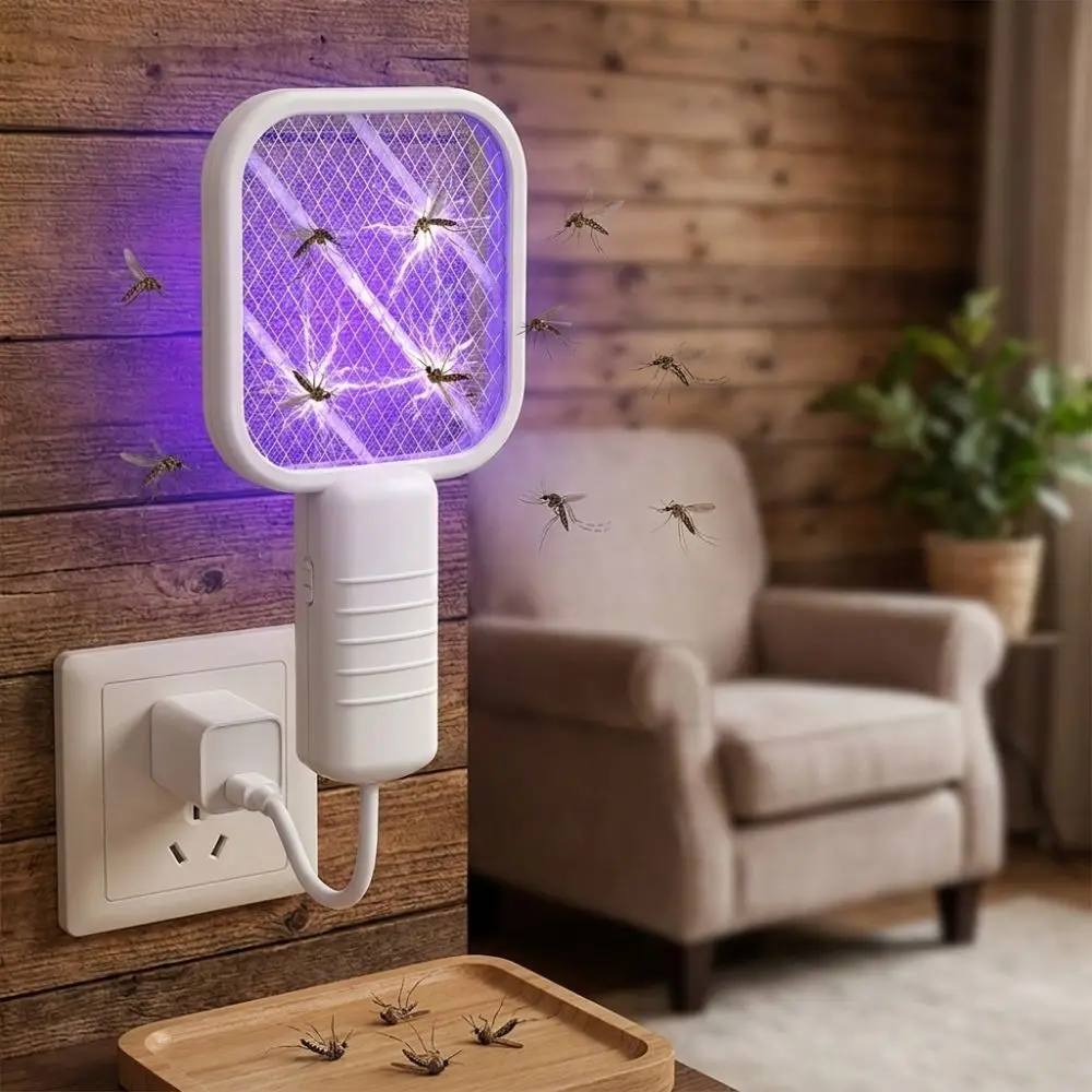 Durable UV Light USB Mosquito Swatter 5 Layer Security Net 2 in 1 Mini Mosquito Trap Portable Electric Mosquito Device Outdoor
Durable UV Light USB Mosquito Swatter 5 Layer Security Net 2 in 1 Mini Mosquito Trap Portable Electric Mosquito Device Outdoor