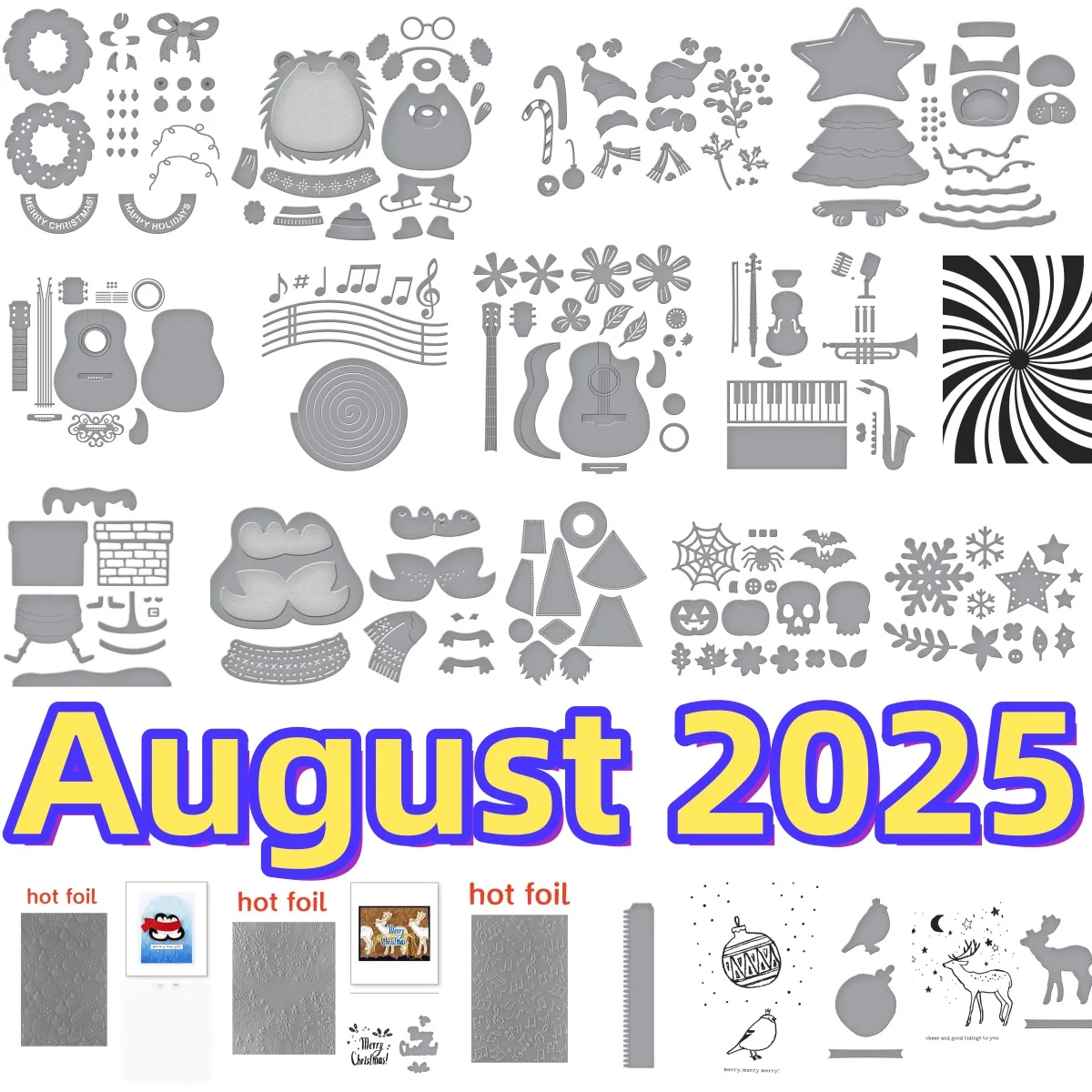 Christmas Musical Collection Guitar Metal Cutting Dies Press Plate Stamps for DIY Making Card Scrapbook Decoration August 2025
Christmas Musical Collection Guitar Metal Cutting Dies Press Plate Stamps for DIY Making Card Scrapbook Decoration August 2025