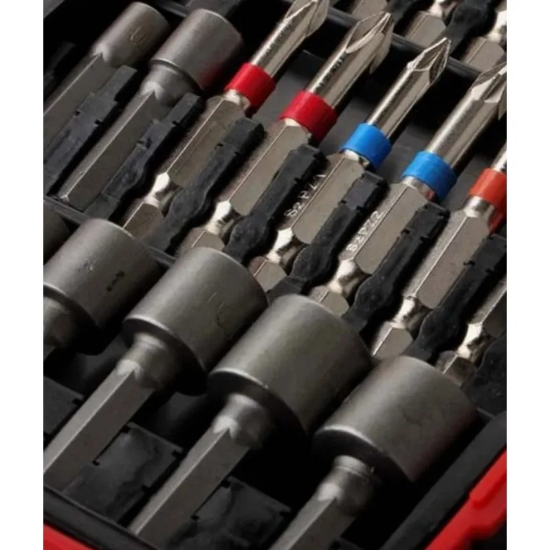 Suitable for 83 Piece Set of Anti Slip Screwdriver Heads, Rainbow Color, Sturdy Sleeve, Electric, Drilling
Suitable for 83 Piece Set of Anti Slip Screwdriver Heads, Rainbow Color, Sturdy Sleeve, Electric, Drilling