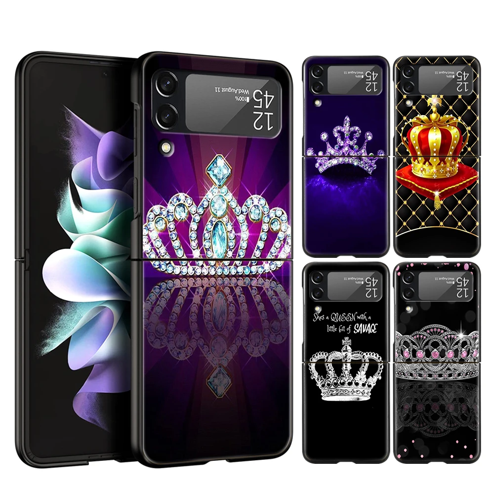 Hard PC Phone Case For Samsung Galaxy Z Flip 6 5 4 Black Cover For Galaxy Z Flip 3 Foldable Capas Cute King Queen Crown Couple
Hard PC Phone Case For Samsung Galaxy Z Flip 6 5 4 Black Cover For Galaxy Z Flip 3 Foldable Capas Cute King Queen Crown Couple