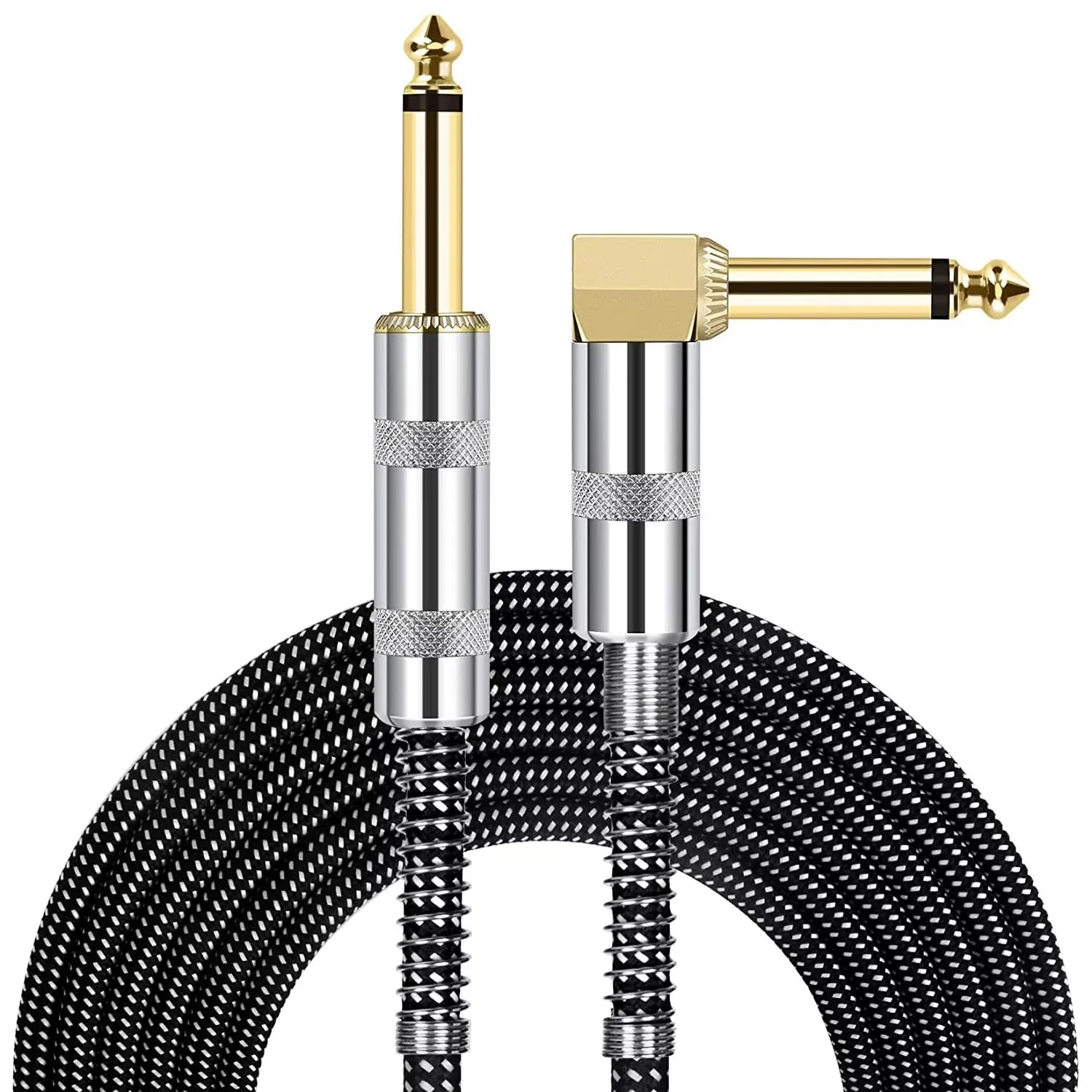 1/4 Inch Straight Instrument Cable 6.35mm To 6.35mm Stereo Audio Professional Guitar Cable for Guitar Bass Amplifier Keyboard
1/4 Inch Straight Instrument Cable 6.35mm To 6.35mm Stereo Audio Professional Guitar Cable for Guitar Bass Amplifier Keyboard