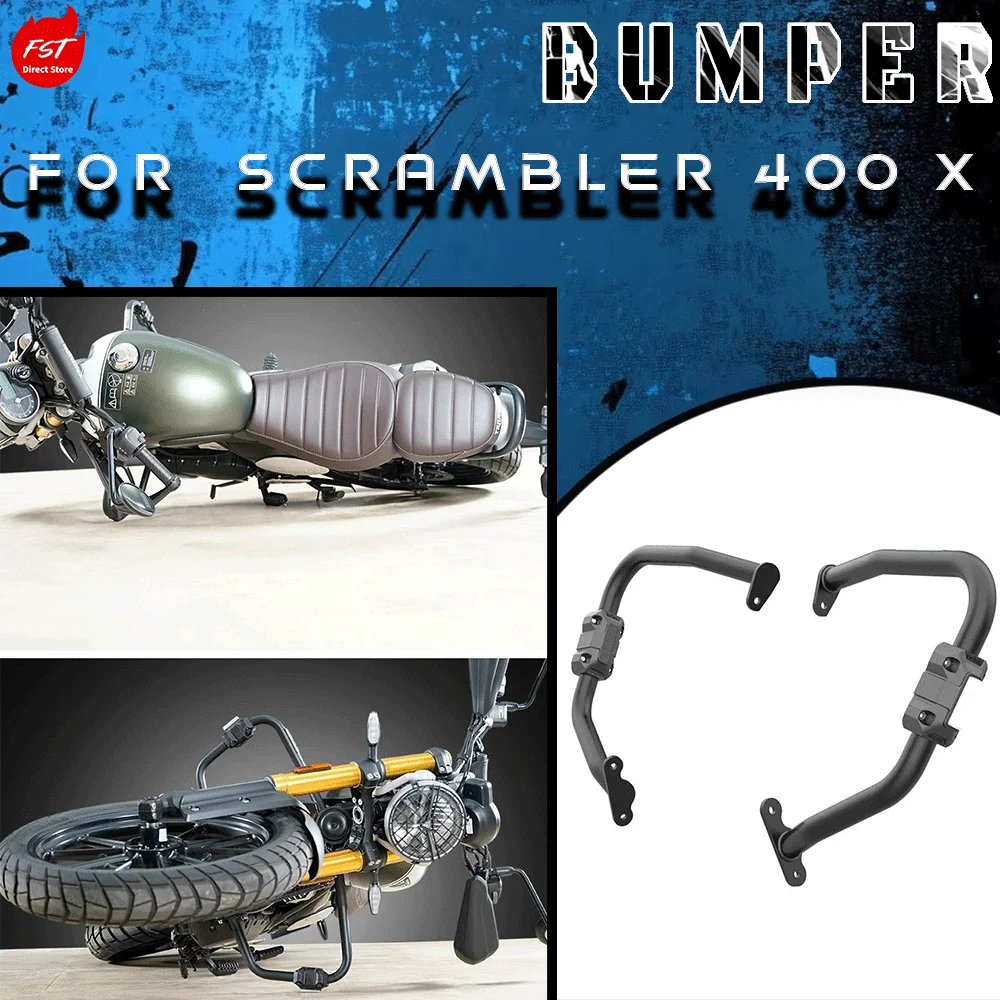 Fit for Scrambler 400X Crash Bar Bumper, Speed Racing Protective Modified Parts
Fit for Scrambler 400X Crash Bar Bumper, Speed Racing Protective Modified Parts
