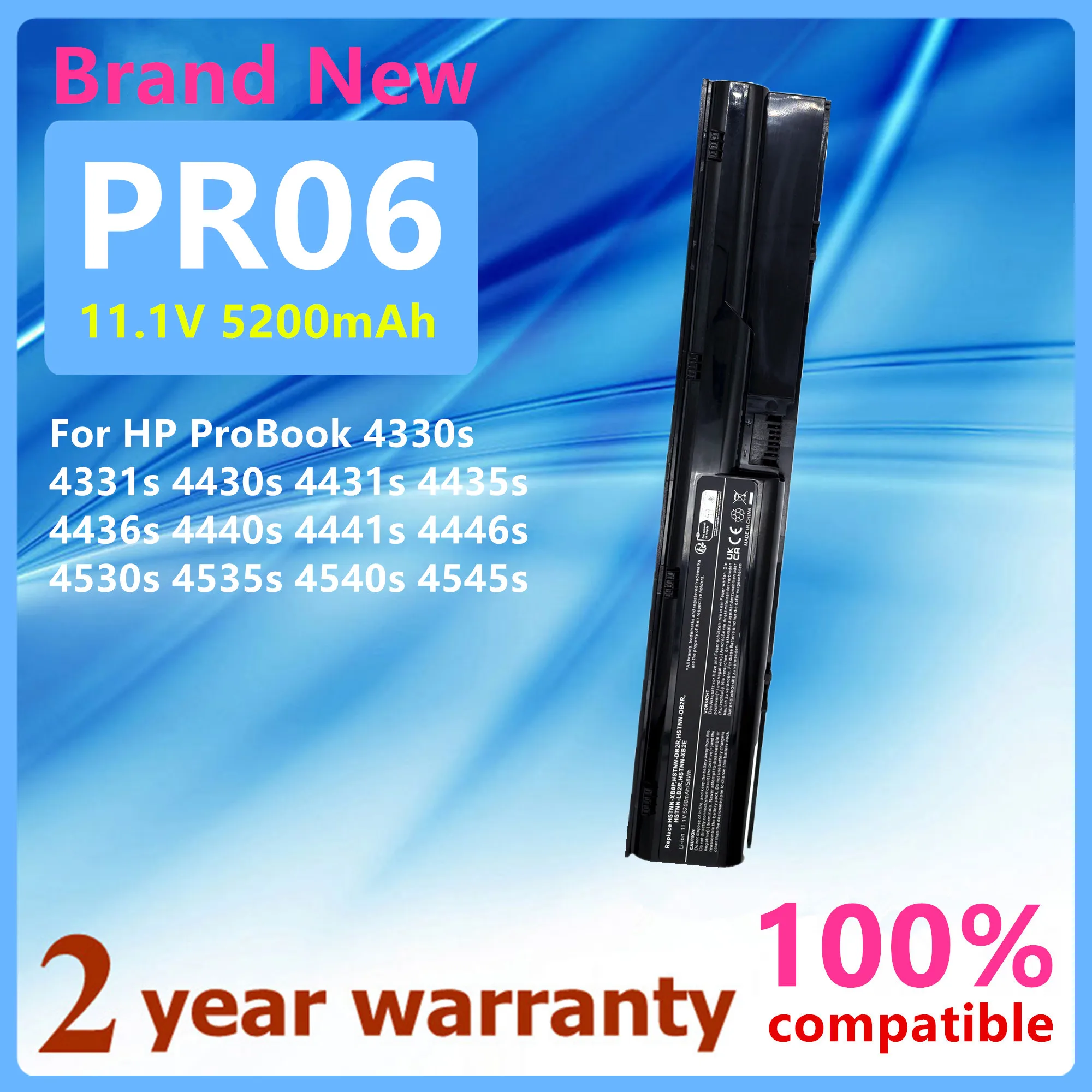 HSTNN-DB2R HSTNN-IB2R Laptop Battery For HP ProBook 4330s 4331s 4430s 4431s 4435s 4436s 4530s 4535s 4441s 4446S 4440S 4545s PR06
HSTNN-DB2R HSTNN-IB2R Laptop Battery For HP ProBook 4330s 4331s 4430s 4431s 4435s 4436s 4530s 4535s 4441s 4446S 4440S 4545s PR06