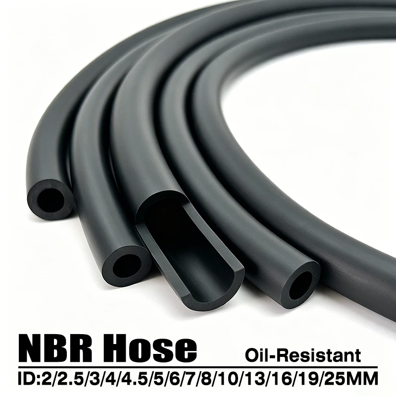 Nitrile rubber NBR flexible oil resistant wear resistant hose for mechanical equipment ID 2/2.5/3/4/4.5/5/6/7/8/10/13/16/19/25mm
Nitrile rubber NBR flexible oil resistant wear resistant hose for mechanical equipment ID 2/2.5/3/4/4.5/5/6/7/8/10/13/16/19/25mm