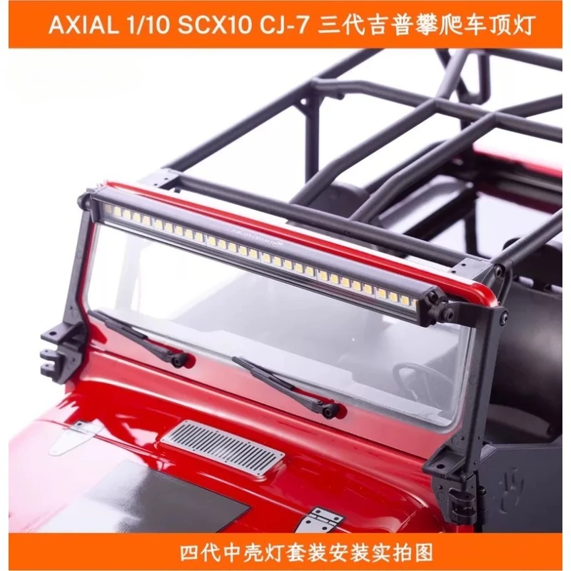 Alloy Housing LED Light Bar Spotlight for Axial SCX10 III Jeep CJ-7 1/10 RC Crawler Roof Top Crawler Light Upgrade
Alloy Housing LED Light Bar Spotlight for Axial SCX10 III Jeep CJ-7 1/10 RC Crawler Roof Top Crawler Light Upgrade