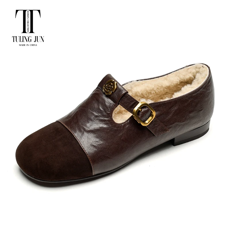 TULING JUN Winter 2024 Female Leisure Low Heel Round Head Single Shoes Short Plush Casual Solid Color Pumps For Women T-S9004M
TULING JUN Winter 2024 Female Leisure Low Heel Round Head Single Shoes Short Plush Casual Solid Color Pumps For Women T-S9004M